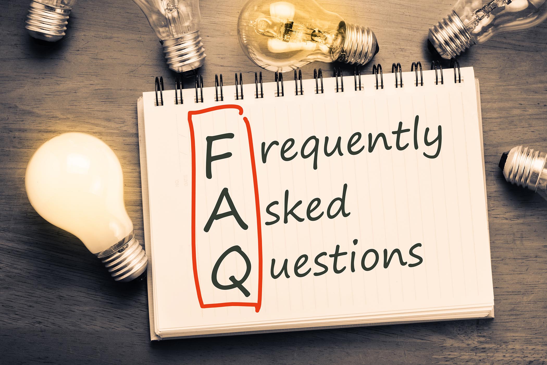Our Top 5 Most Frequently Asked Questions