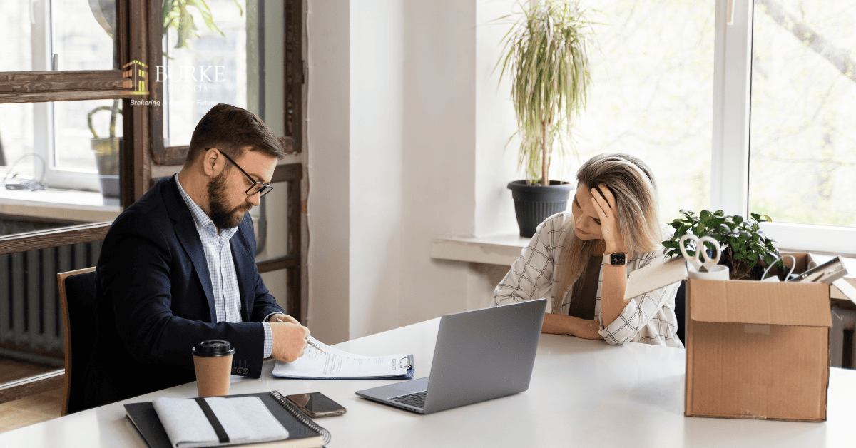Ontario homeowner meeting with a mortgage broker after receiving a Notice of Sale