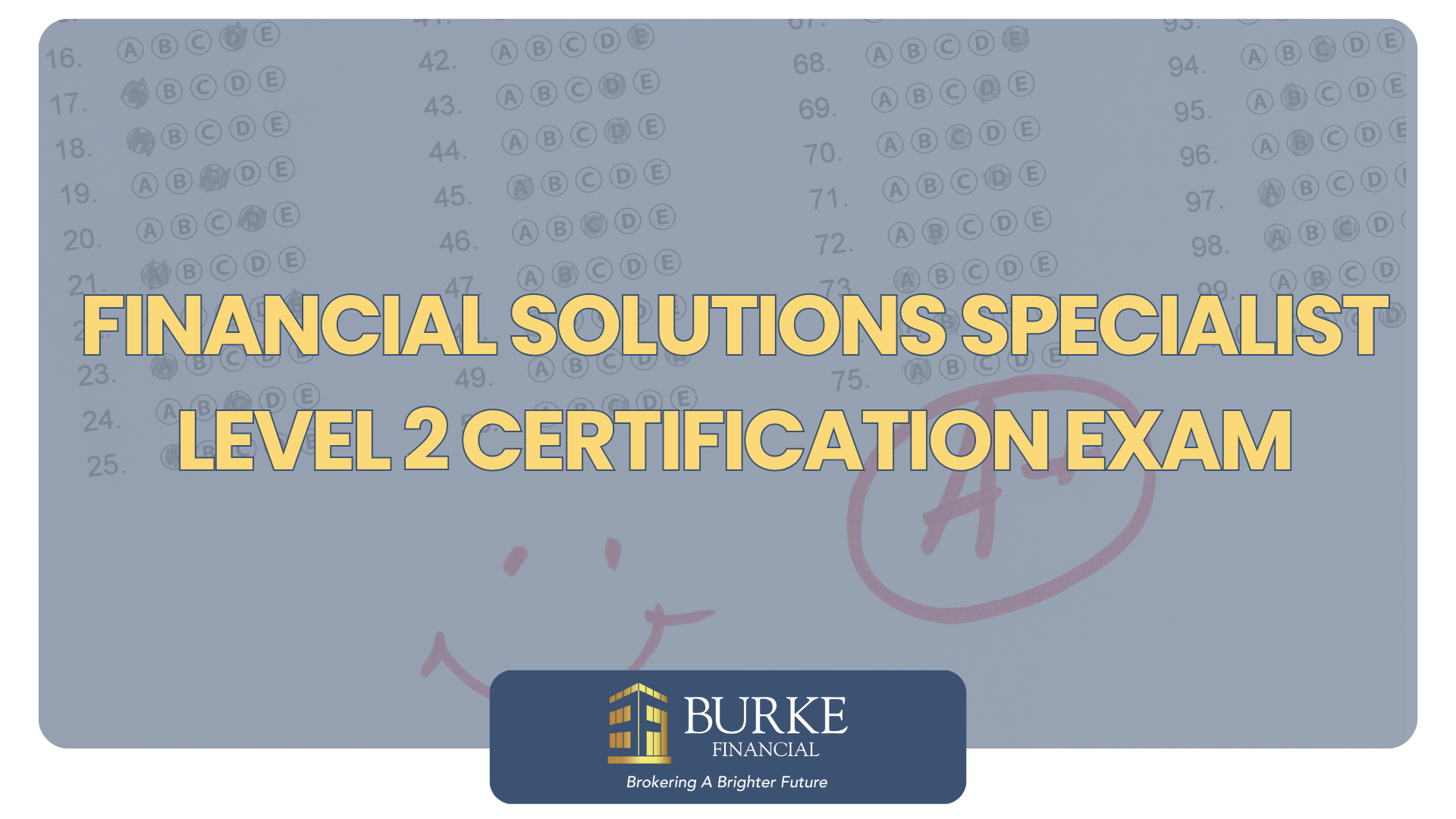 Financial Solutions Specialist Level 2 Certification Exam