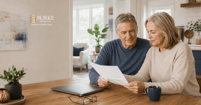 Ontario couple comparing reverse mortgage lump-sum and monthly advance options