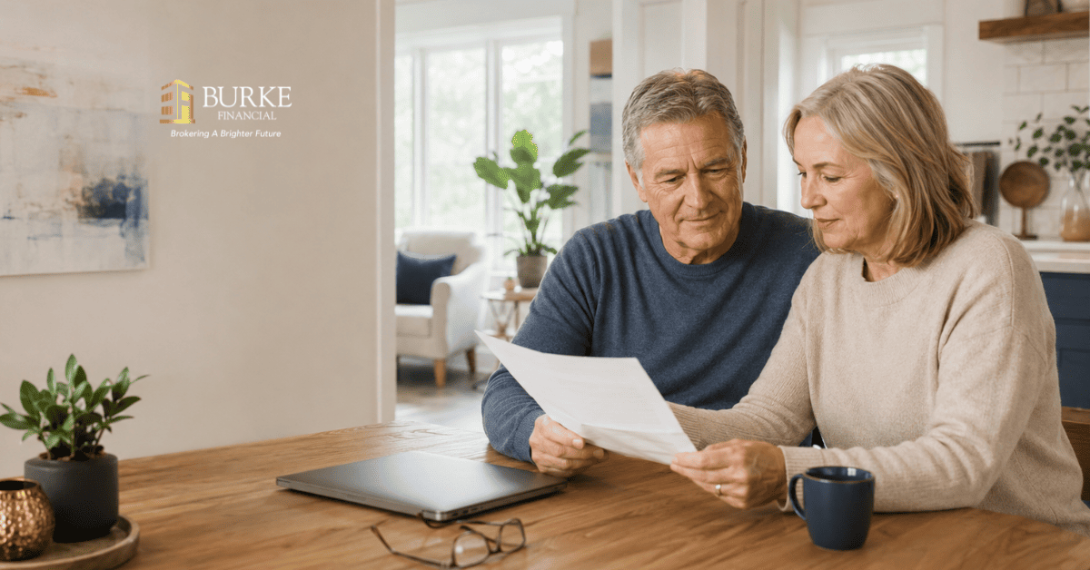 Ontario couple comparing reverse mortgage lump-sum and monthly advance options