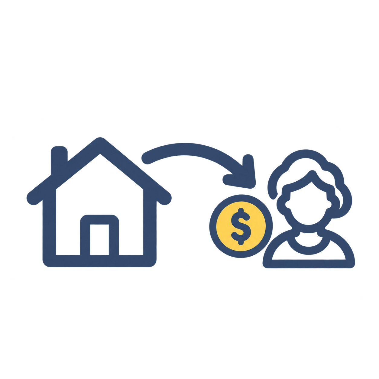 Reverse mortgage icon
